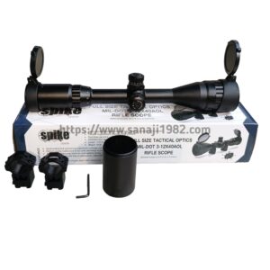 Teleskop Spike 3-12x40 AOL Sunhide tutup flip